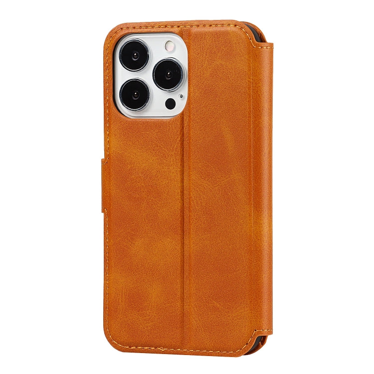 For iPhone 13 Pro Max Shockproof PU + TPU Leather Case with Card Slots & Holder & Photo Frame & Wallet