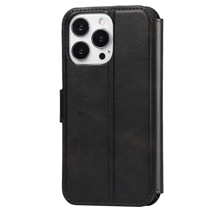 For iPhone 13 Pro Max Shockproof PU + TPU Leather Case with Card Slots & Holder & Photo Frame & Wallet