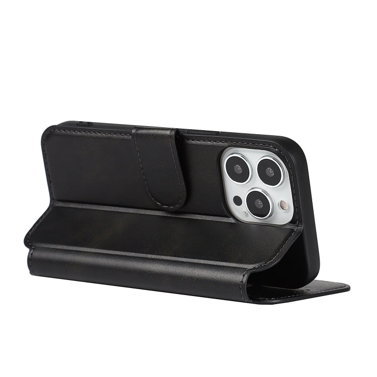 For iPhone 13 Pro Max Shockproof PU + TPU Leather Case with Card Slots & Holder & Photo Frame & Wallet