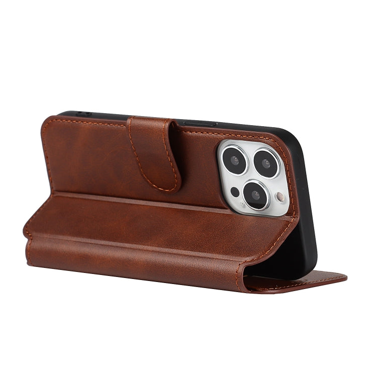 For iPhone 13 Pro Max Shockproof PU + TPU Leather Case with Card Slots & Holder & Photo Frame & Wallet