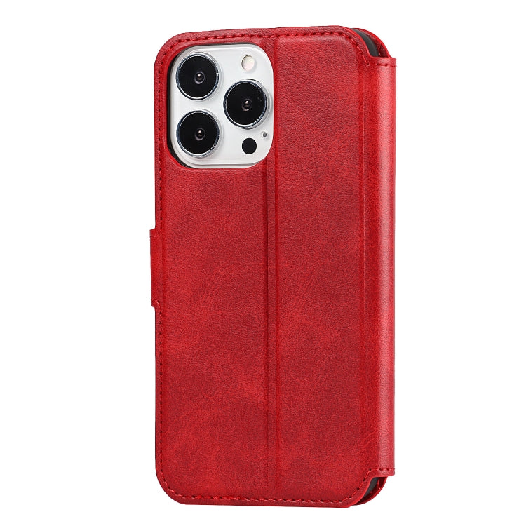 For iPhone 13 Pro Max Shockproof PU + TPU Leather Case with Card Slots & Holder & Photo Frame & Wallet