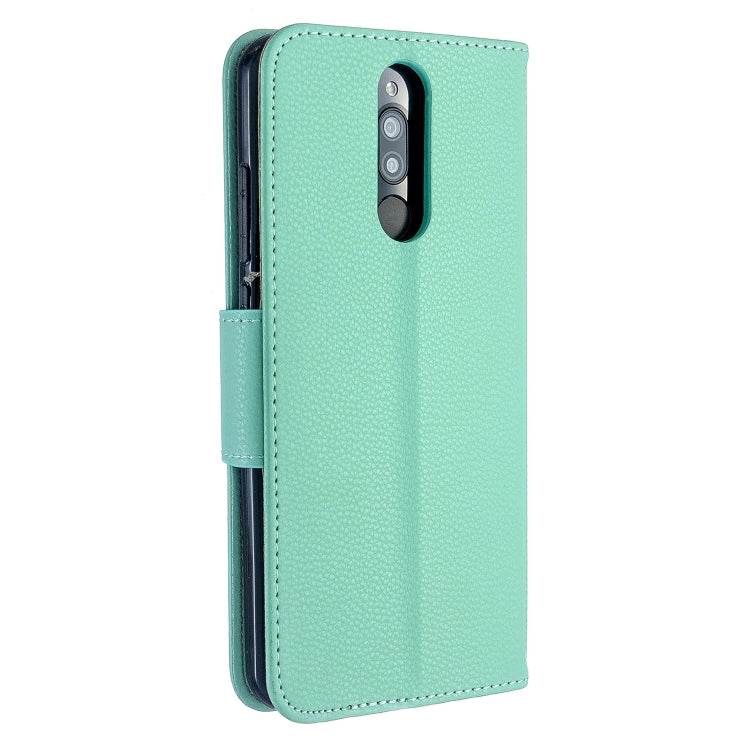 For Xiaomi Redmi  8 Litchi Texture Pure Color Horizontal Flip PU Leather Case with Holder & Card Slots & Wallet & Lanyard