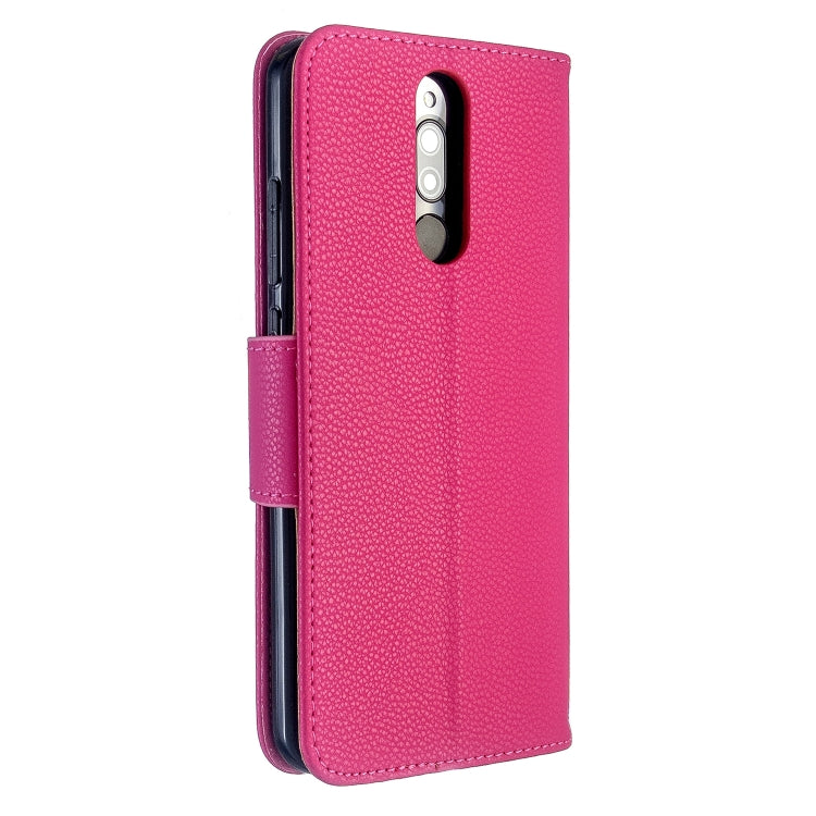 For Xiaomi Redmi  8 Litchi Texture Pure Color Horizontal Flip PU Leather Case with Holder & Card Slots & Wallet & Lanyard