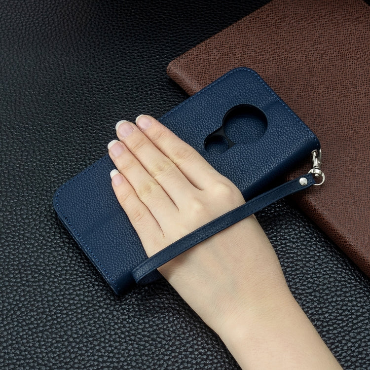 For Nokia 6.2/ 7.2 Litchi Texture Pure Color Horizontal Flip PU Leather Case with Holder & Card Slots & Wallet & Lanyard