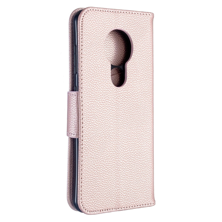 For Nokia 6.2/ 7.2 Litchi Texture Pure Color Horizontal Flip PU Leather Case with Holder & Card Slots & Wallet & Lanyard