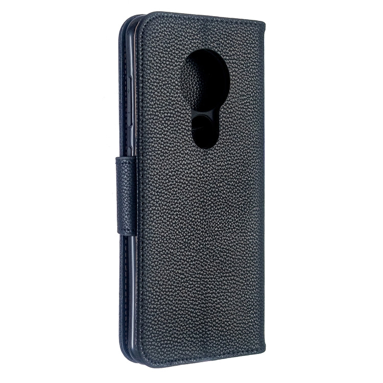 For Nokia 6.2/ 7.2 Litchi Texture Pure Color Horizontal Flip PU Leather Case with Holder & Card Slots & Wallet & Lanyard