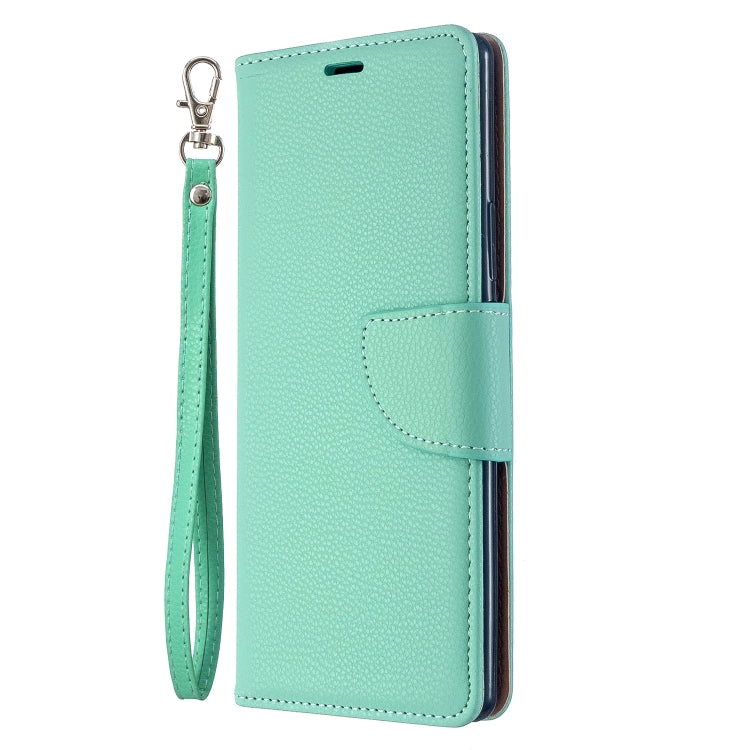 For Sony Xperia 20 Litchi Texture Pure Color Horizontal Flip PU Leather Case with Holder & Card Slots & Wallet & Lanyard