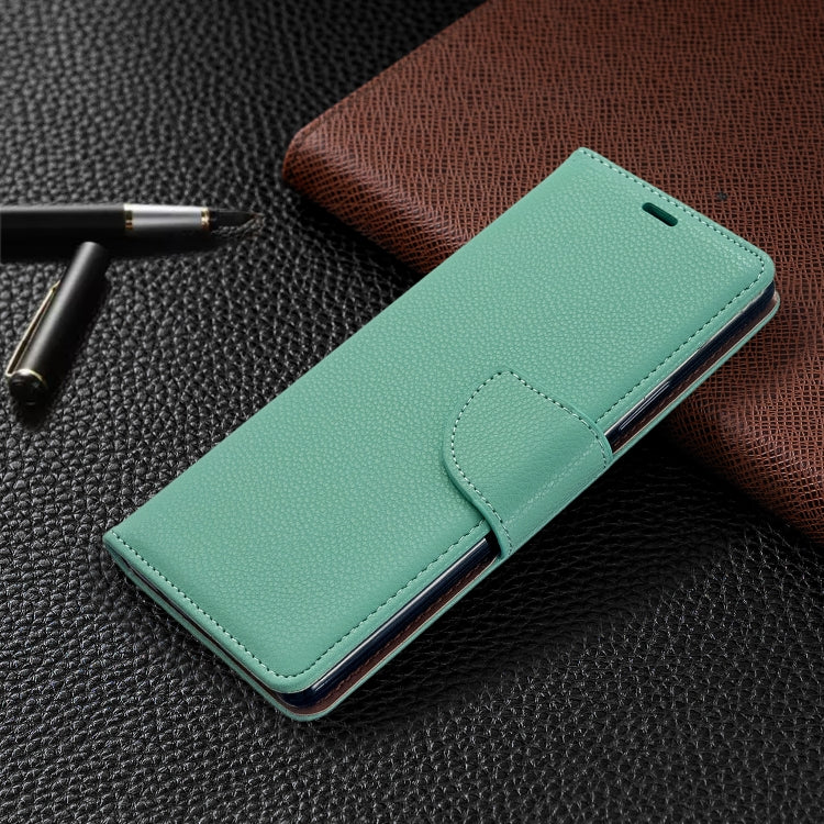 For Sony Xperia 20 Litchi Texture Pure Color Horizontal Flip PU Leather Case with Holder & Card Slots & Wallet & Lanyard