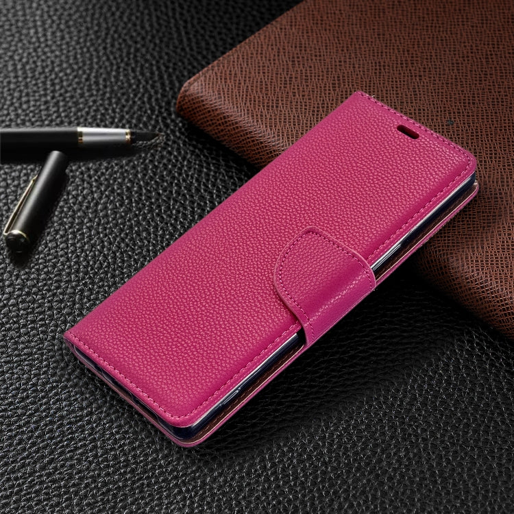 For Sony Xperia 5 / XZ5 Litchi Texture Pure Color Horizontal Flip PU Leather Case with Holder & Card Slots & Wallet & Lanyard