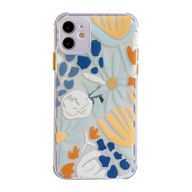 For iPhone 12 mini Shockproof TPU Pattern Protective Case