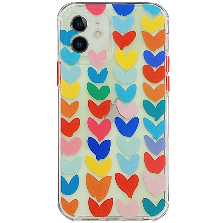 For iPhone 12 Shockproof TPU Pattern Protective Case