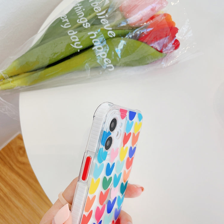 For iPhone 12 Shockproof TPU Pattern Protective Case