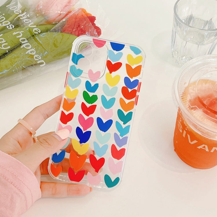 For iPhone 12 Pro Max Shockproof TPU Pattern Protective Case