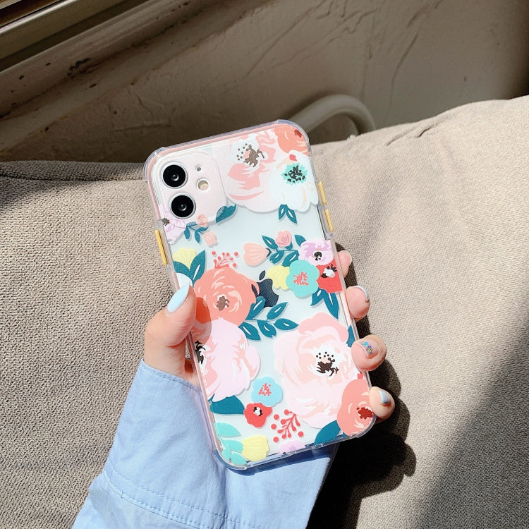 For iPhone 12 Pro Max Shockproof TPU Pattern Protective Case