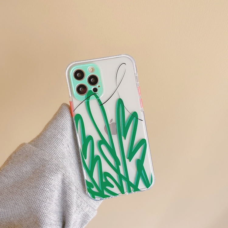 For iPhone 13 Shockproof TPU Pattern Protective Case