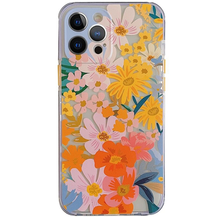 For iPhone 12 Pro Max Shockproof TPU Pattern Protective Case