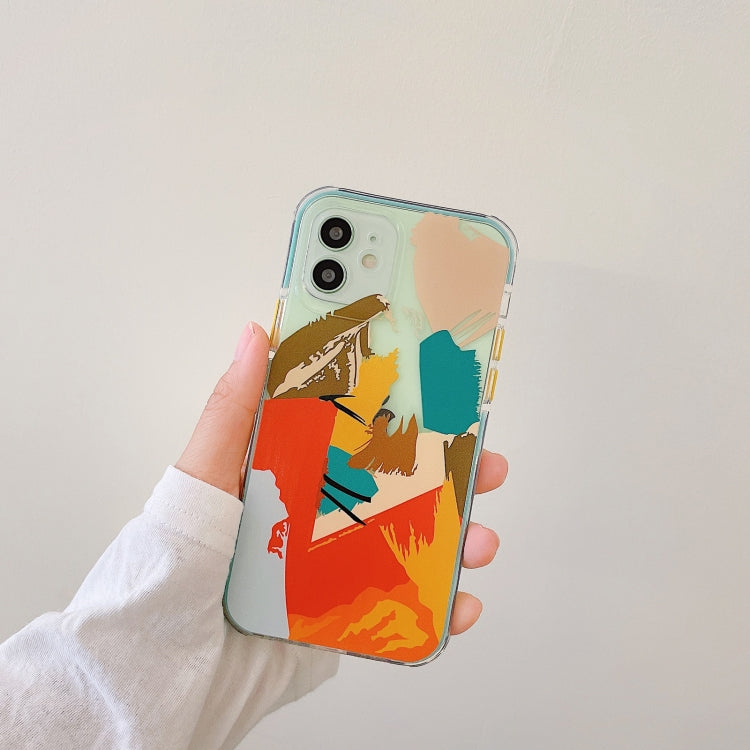 For iPhone 11 Shockproof TPU Pattern Protective Case