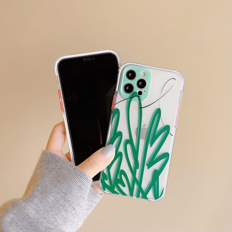 For iPhone 11 Shockproof TPU Pattern Protective Case