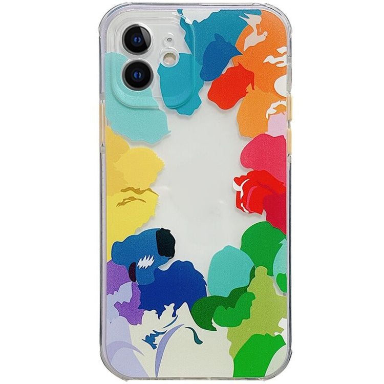 For iPhone 11 Pro Max Shockproof TPU Pattern Protective Case