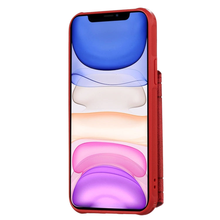 For iPhone 11 Pro Sunflower Embossing Pattern PU + TPU Case with Holder & Card Slots & Photo Frame & Lanyard