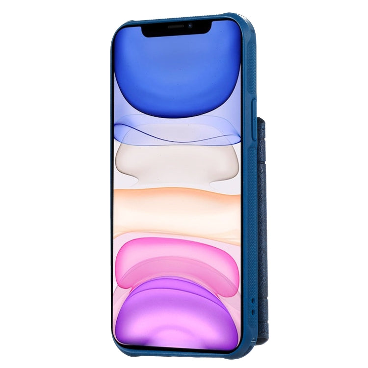 For iPhone 11 Pro Sunflower Embossing Pattern PU + TPU Case with Holder & Card Slots & Photo Frame & Lanyard