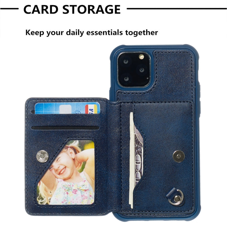 For iPhone 11 Pro Sunflower Embossing Pattern PU + TPU Case with Holder & Card Slots & Photo Frame & Lanyard