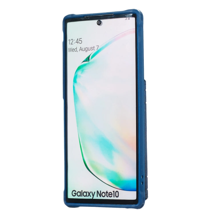For Galaxy Note10 Sunflower Embossing Pattern PU + TPU Case with Holder & Card Slots & Photo Frame & Lanyard