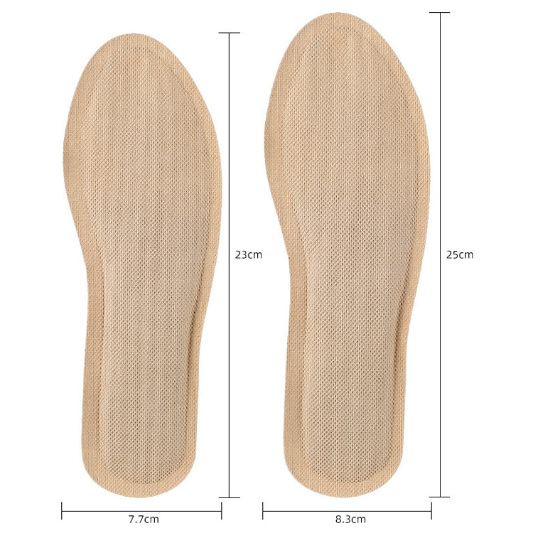 10 PCS 013 Self-heating Insoles Disposable Warm Shoe Paste Pads For Men(Skin Color)