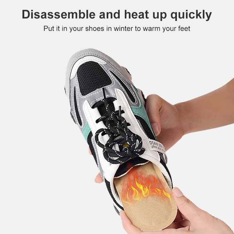 10 PCS 013 Self-heating Insoles Disposable Warm Shoe Paste Pads For Men(Skin Color)