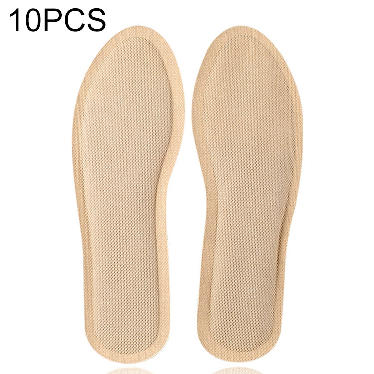 10 PCS 013 Self-heating Insoles Disposable Warm Shoe Paste Pads For Women(Skin Color)