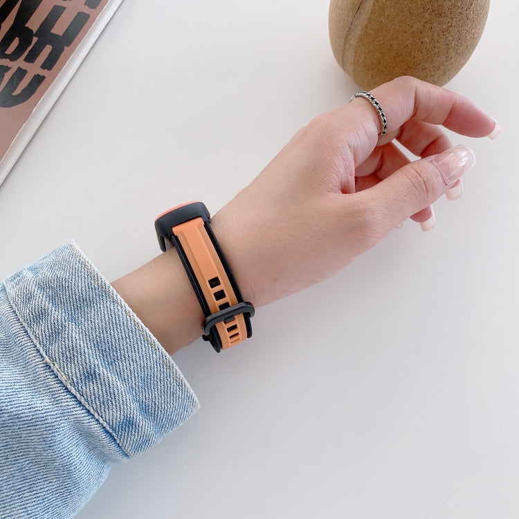 For Xiaomi Mi Band 6 / 5 Universal Two-color Silicone Replacement Wrist Band