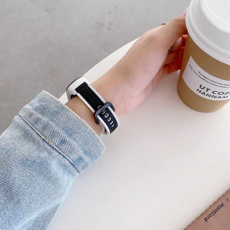 For Xiaomi Mi Band 6 / 5 Universal Two-color Silicone Replacement Wrist Band