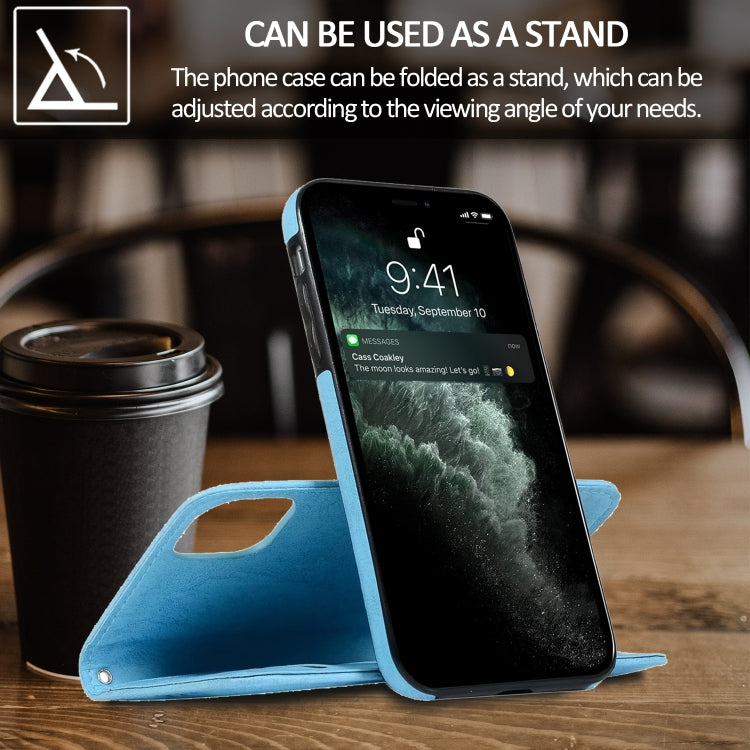 For iPhone 13 mini Retro 2 in 1 Detachable Magnetic Horizontal Flip TPU + PU Leather Case with Holder & Card Slots & Photo Frame & Wallet