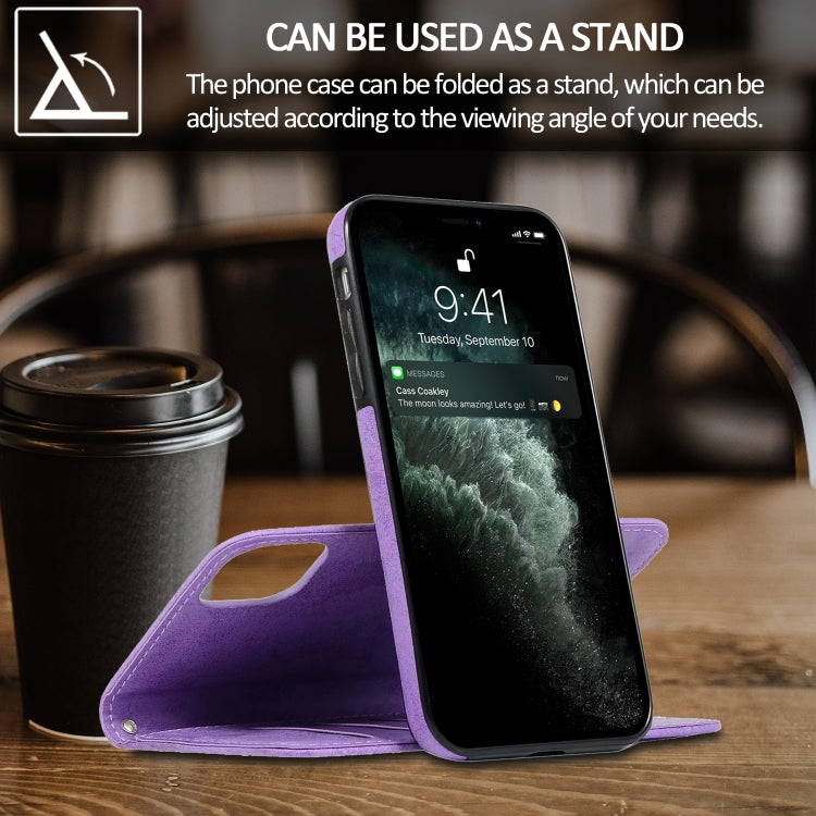 For iPhone 13 Retro 2 in 1 Detachable Magnetic Horizontal Flip TPU + PU Leather Case with Holder & Card Slots & Photo Frame & Wallet