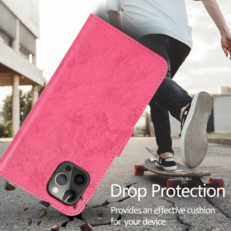 For iPhone 13 Pro Retro 2 in 1 Detachable Magnetic Horizontal Flip TPU + PU Leather Case with Holder & Card Slots & Photo Frame & Wallet