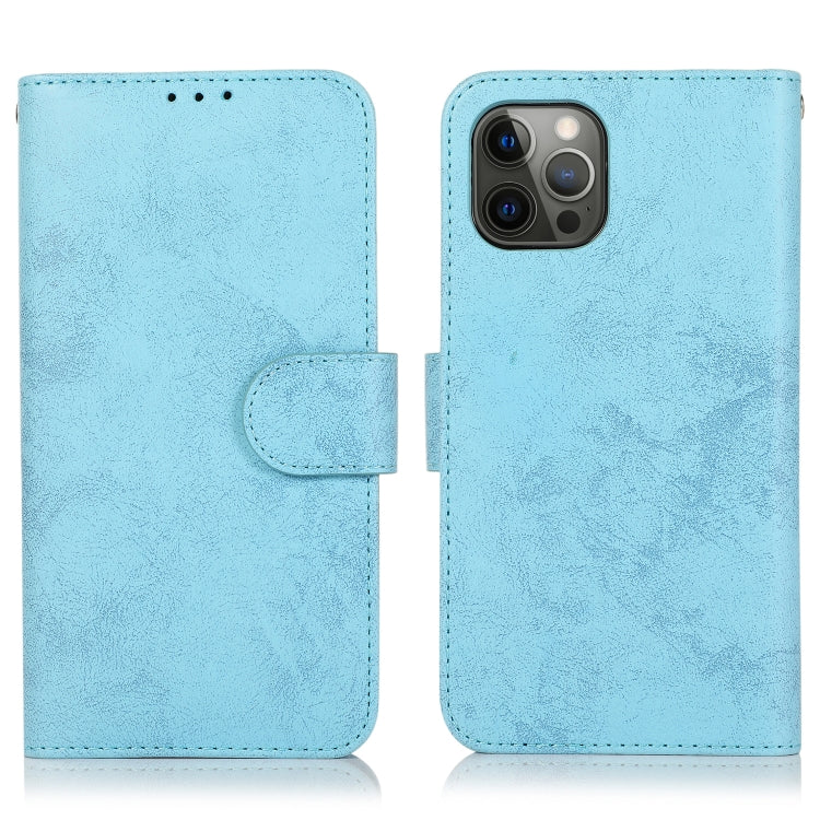 For iPhone 13 Pro Max Retro 2 in 1 Detachable Magnetic Horizontal Flip TPU + PU Leather Case with Holder & Card Slots & Photo Frame & Wallet