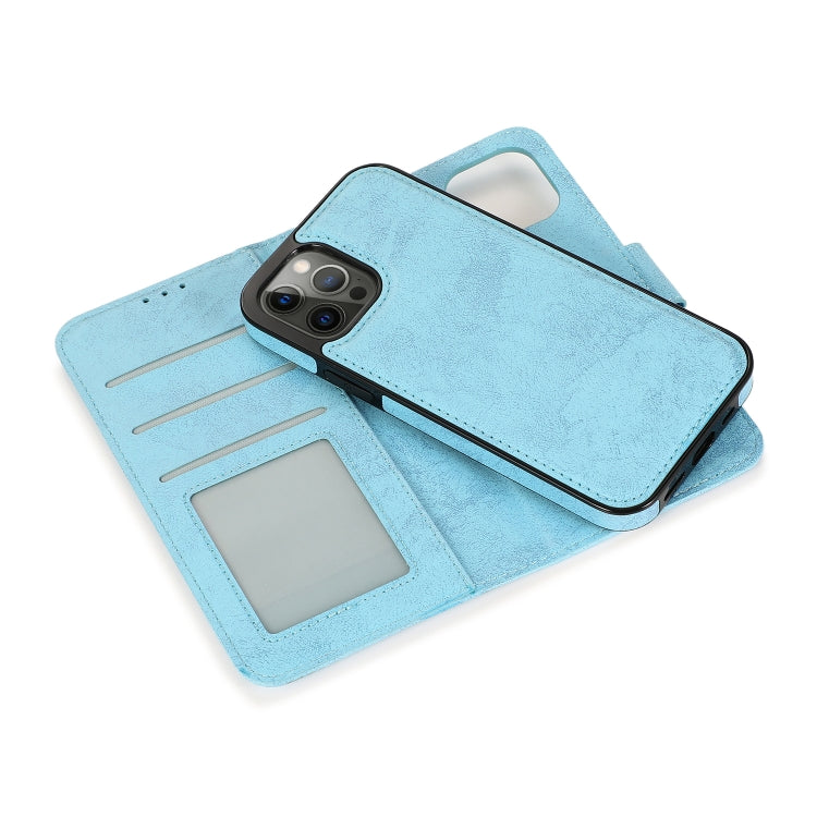 For iPhone 13 Pro Max Retro 2 in 1 Detachable Magnetic Horizontal Flip TPU + PU Leather Case with Holder & Card Slots & Photo Frame & Wallet