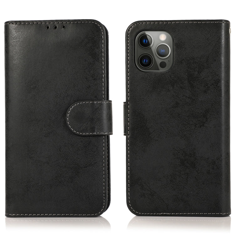 For iPhone 13 Pro Max Retro 2 in 1 Detachable Magnetic Horizontal Flip TPU + PU Leather Case with Holder & Card Slots & Photo Frame & Wallet