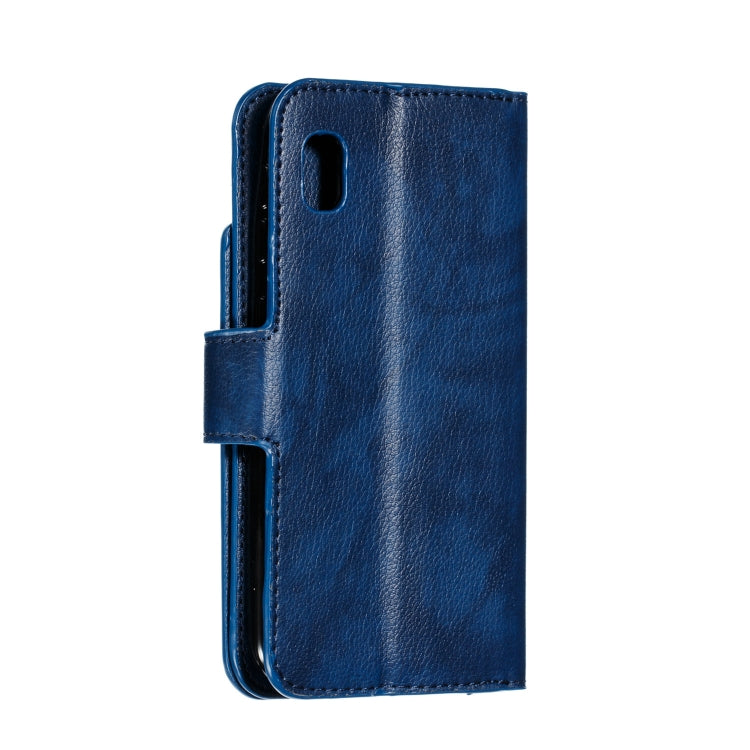 For Galaxy A10e Litchi Texture Horizontal Flip Leather Case, with Nine Card Slots & Wallet & Photo Frame