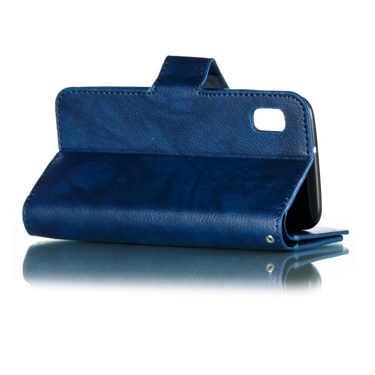 For Galaxy A10e Litchi Texture Horizontal Flip Leather Case, with Nine Card Slots & Wallet & Photo Frame
