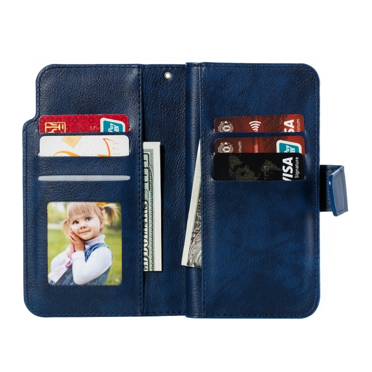 For Galaxy A10e Litchi Texture Horizontal Flip Leather Case, with Nine Card Slots & Wallet & Photo Frame