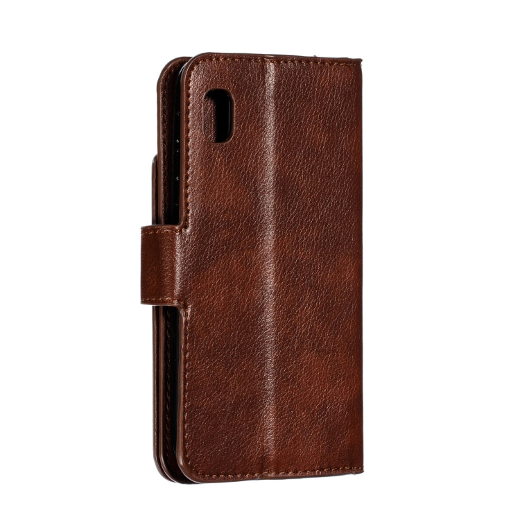 For Galaxy A10e Litchi Texture Horizontal Flip Leather Case, with Nine Card Slots & Wallet & Photo Frame
