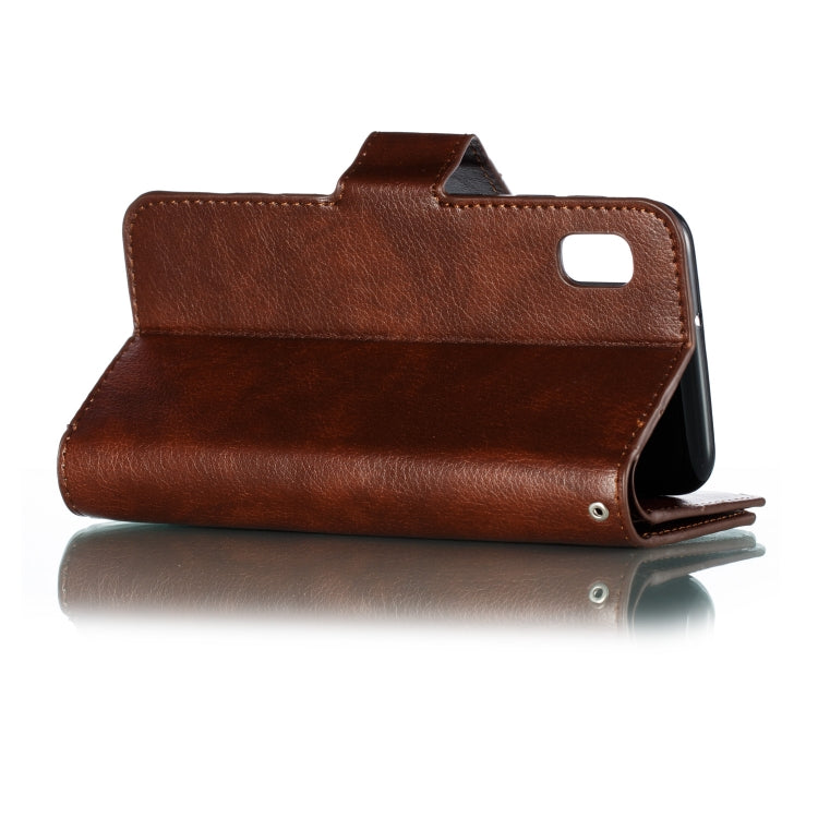 For Galaxy A10e Litchi Texture Horizontal Flip Leather Case, with Nine Card Slots & Wallet & Photo Frame
