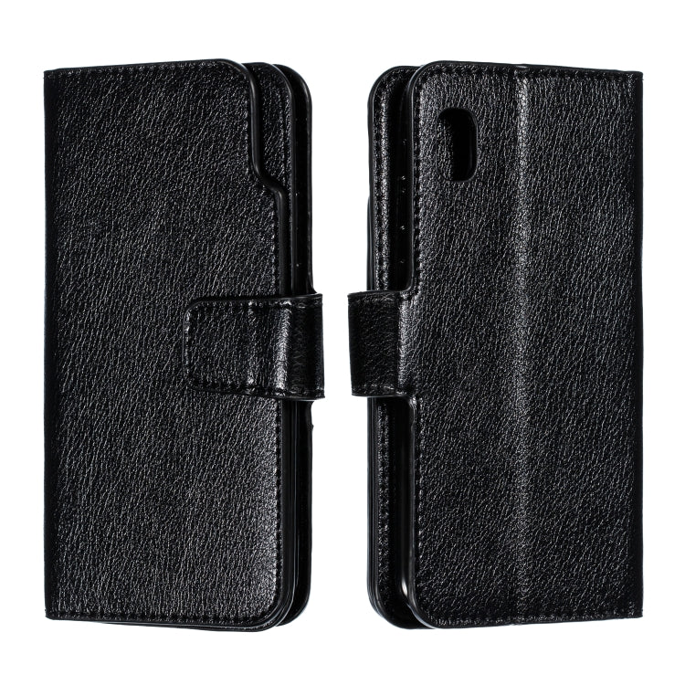 For Galaxy A10e Litchi Texture Horizontal Flip Leather Case, with Nine Card Slots & Wallet & Photo Frame
