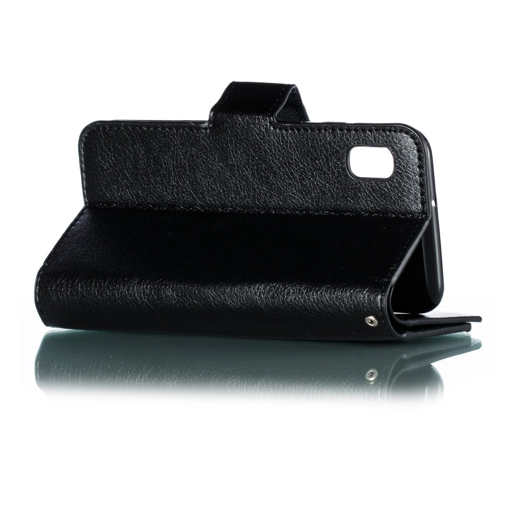 For Galaxy A10e Litchi Texture Horizontal Flip Leather Case, with Nine Card Slots & Wallet & Photo Frame