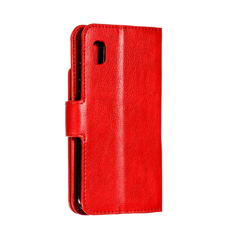 For Galaxy A10e Litchi Texture Horizontal Flip Leather Case, with Nine Card Slots & Wallet & Photo Frame