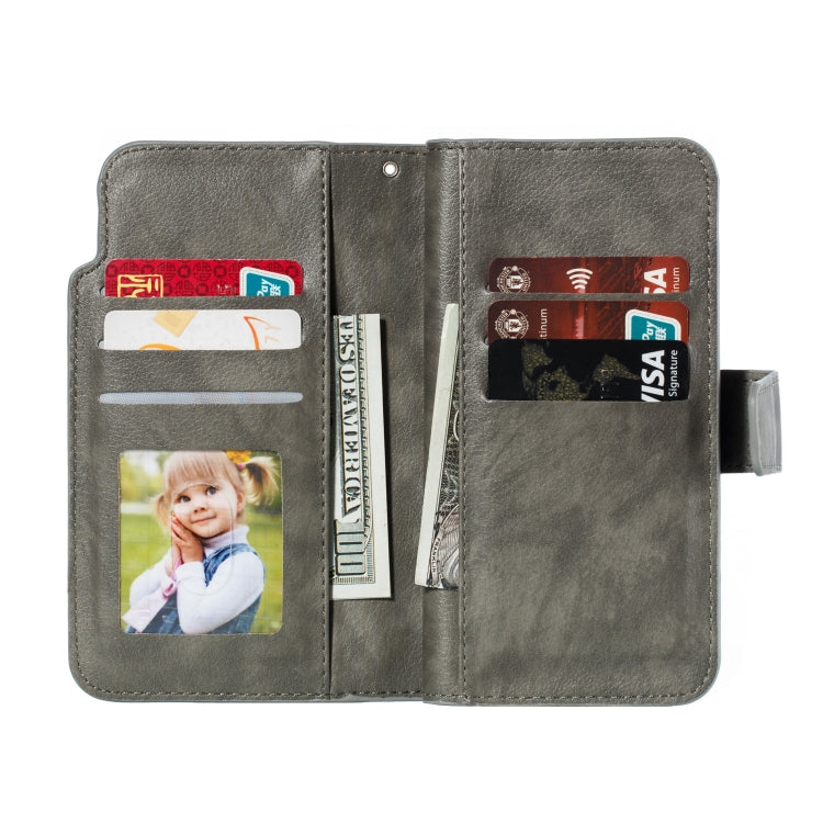 For Galaxy A10e Litchi Texture Horizontal Flip Leather Case, with Nine Card Slots & Wallet & Photo Frame