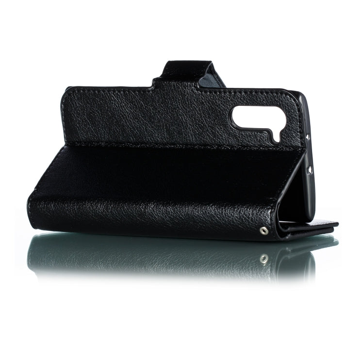 For Galaxy Note 10 Litchi Texture Horizontal Flip Leather Case, with Nine Card Slots & Wallet & Photo Frame