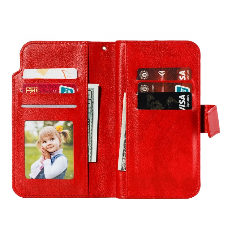 For Galaxy Note 10 Litchi Texture Horizontal Flip Leather Case, with Nine Card Slots & Wallet & Photo Frame