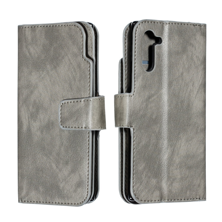 For Galaxy Note 10 Litchi Texture Horizontal Flip Leather Case, with Nine Card Slots & Wallet & Photo Frame